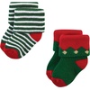 image:imageHudson Baby Baby 8pack Cotton Rich Newborn and Terry Socks12 Days of Christmas
