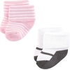 image:imageHudson Baby Baby 8pack Cotton Rich Newborn and Terry SocksBear Girl 12pack