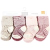 image:imageHudson Baby Baby 8pack Cotton Rich Newborn and Terry SocksBlush Pink Stripe