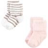 image:imageHudson Baby Baby 8pack Cotton Rich Newborn and Terry SocksBurgundy Heart