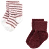 image:imageHudson Baby Baby 8pack Cotton Rich Newborn and Terry SocksBurgundy Heart