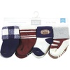 image:imageHudson Baby Baby 8pack Cotton Rich Newborn and Terry SocksFootball