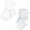 image:imageHudson Baby Baby 8pack Cotton Rich Newborn and Terry SocksGray Stripe 8 Pack