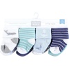 image:imageHudson Baby Baby 8pack Cotton Rich Newborn and Terry SocksGray Whale