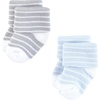 image:imageHudson Baby Baby 8pack Cotton Rich Newborn and Terry SocksGray Whale
