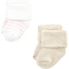 image:imageHudson Baby Baby 8pack Cotton Rich Newborn and Terry SocksMauve Taupe