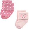 image:imageHudson Baby Baby 8pack Cotton Rich Newborn and Terry SocksModern Rainbow