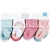 image:imageHudson Baby Baby 8pack Cotton Rich Newborn and Terry SocksModern Rainbow