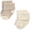 image:imageHudson Baby Baby 8pack Cotton Rich Newborn and Terry SocksNavy Taupe