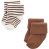 image:imageHudson Baby Baby 8pack Cotton Rich Newborn and Terry SocksNeutral Brown