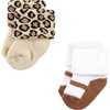image:imageHudson Baby Baby 8pack Cotton Rich Newborn and Terry SocksNeutral Leopard