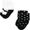 image:imageHudson Baby Baby 8pack Cotton Rich Newborn and Terry SocksNeutral Leopard