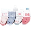 image:imageHudson Baby Baby 8pack Cotton Rich Newborn and Terry SocksPastel Butterfly