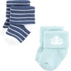 image:imageHudson Baby Baby 8pack Cotton Rich Newborn and Terry SocksPink Dolphin