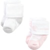 image:imageHudson Baby Baby 8pack Cotton Rich Newborn and Terry SocksPink Gray Elephant