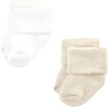 image:imageHudson Baby Baby 8pack Cotton Rich Newborn and Terry SocksPink Gray Stripe