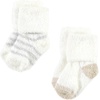 image:imageHudson Baby Baby 8pack Cotton Rich Newborn and Terry SocksPink Neutral Stripe