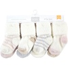image:imageHudson Baby Baby 8pack Cotton Rich Newborn and Terry SocksPink Neutral Stripe