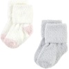 image:imageHudson Baby Baby 8pack Cotton Rich Newborn and Terry SocksPink Neutral Stripe