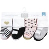image:imageHudson Baby Baby 8pack Cotton Rich Newborn and Terry SocksSilver Gold Pink