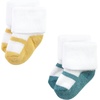 image:imageHudson Baby Baby 8pack Cotton Rich Newborn and Terry SocksSoft Earth Tone Shoes