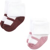 image:imageHudson Baby Baby 8pack Cotton Rich Newborn and Terry SocksSoft Earth Tone Shoes