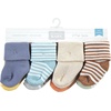 image:imageHudson Baby Baby 8pack Cotton Rich Newborn and Terry SocksSoft Earth Tone Stripes