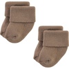 image:imageHudson Baby Baby 8pack Cotton Rich Newborn and Terry SocksSolid Beige Brown
