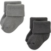 image:imageHudson Baby Baby 8pack Cotton Rich Newborn and Terry SocksSolid Blue Gray 8 Pack Terry