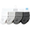 image:imageHudson Baby Baby 8pack Cotton Rich Newborn and Terry SocksSolid Gray White