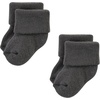 image:imageHudson Baby Baby 8pack Cotton Rich Newborn and Terry SocksSolid Gray White