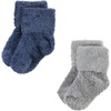 image:imageHudson Baby Baby 8pack Cotton Rich Newborn and Terry SocksSolid Wild Rose Pink