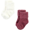 image:imageHudson Baby Baby 8pack Cotton Rich Newborn and Terry SocksSolid Wild Rose Pink