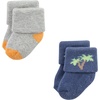 image:imageHudson Baby Baby 8pack Cotton Rich Newborn and Terry SocksSurf Dude