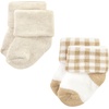 image:imageHudson Baby Baby 8pack Cotton Rich Newborn and Terry SocksTeddy Bear
