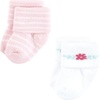image:imageHudson Baby Baby 8pack Cotton Rich Newborn and Terry SocksTiny Flowers