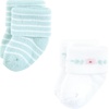 image:imageHudson Baby Baby 8pack Cotton Rich Newborn and Terry SocksTiny Flowers