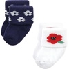 image:imageHudson Baby Baby 8pack Cotton Rich Newborn and Terry SocksWildflower