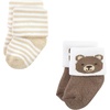 image:imageHudson Baby Baby 8pack Cotton Rich Newborn and Terry SocksWoodland