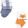image:imageHudson Baby Baby 8pack Cotton Rich Newborn and Terry SocksWoodland