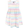 image:imageHudson Baby Infant and Toddler Girls Cotton Dress and Cardigan SetHappy Stripe