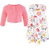 image:imageHudson Baby Infant and Toddler Girls Cotton Dress and Cardigan SetModern Botanical