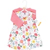 image:imageHudson Baby Infant and Toddler Girls Cotton Dress and Cardigan SetModern Botanical