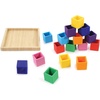 image:imageHudson Baby Silicone Block Set with Wood Tray Multicolor One SizeMulticolor