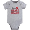 image:imageHudson Baby Unisex Baby Cotton Bodysuits Valentine Heartbreaker 69 Months