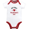 image:imageHudson Baby Unisex Baby Cotton Bodysuits Valentine Heartbreaker 69 Months