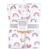 image:imageHudson Baby Unisex Baby Plush Sleeping Bag Sack BlanketLongsleeve Modern Rainbow
