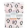 image:imageHudson Baby Unisex Baby Plush Sleeping Bag Sack BlanketLongsleeve Pink Penguin