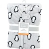 image:imageHudson Baby Unisex Baby Plush Sleeping Bag Sack BlanketSleeveless Gray Penguin