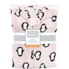 image:imageHudson Baby Unisex Baby Plush Sleeping Bag Sack BlanketSleeveless Pink Penguin